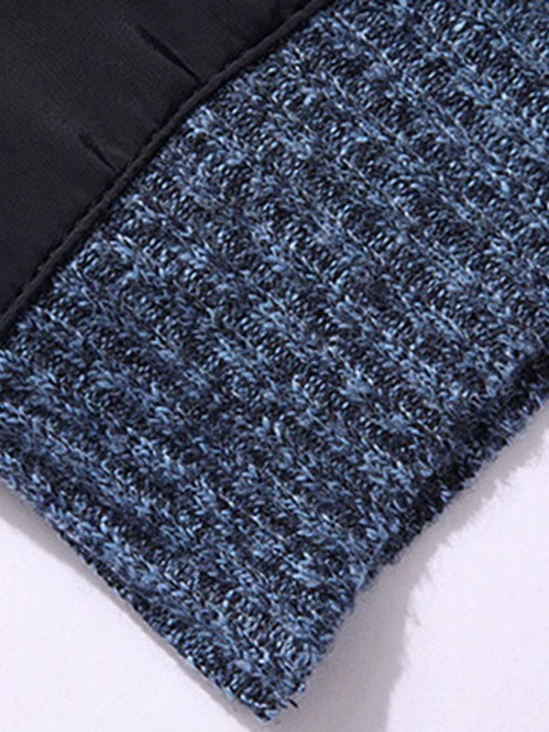 Standkrave Standard Patchwork Slank Vintertrøje