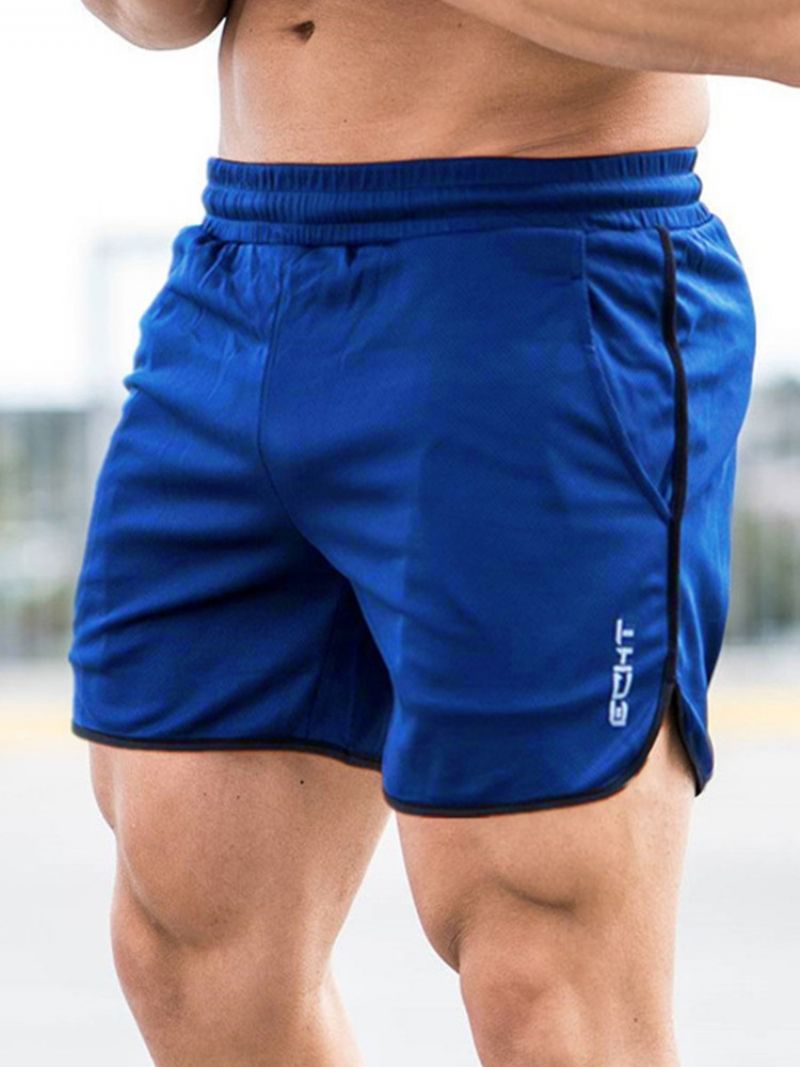 Letter Shorts Til Mænd Løbesportsbukser